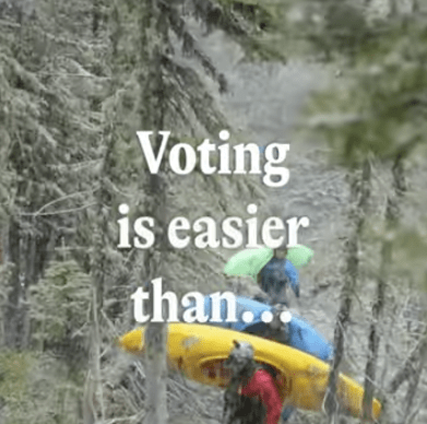 Voting Is Easier…