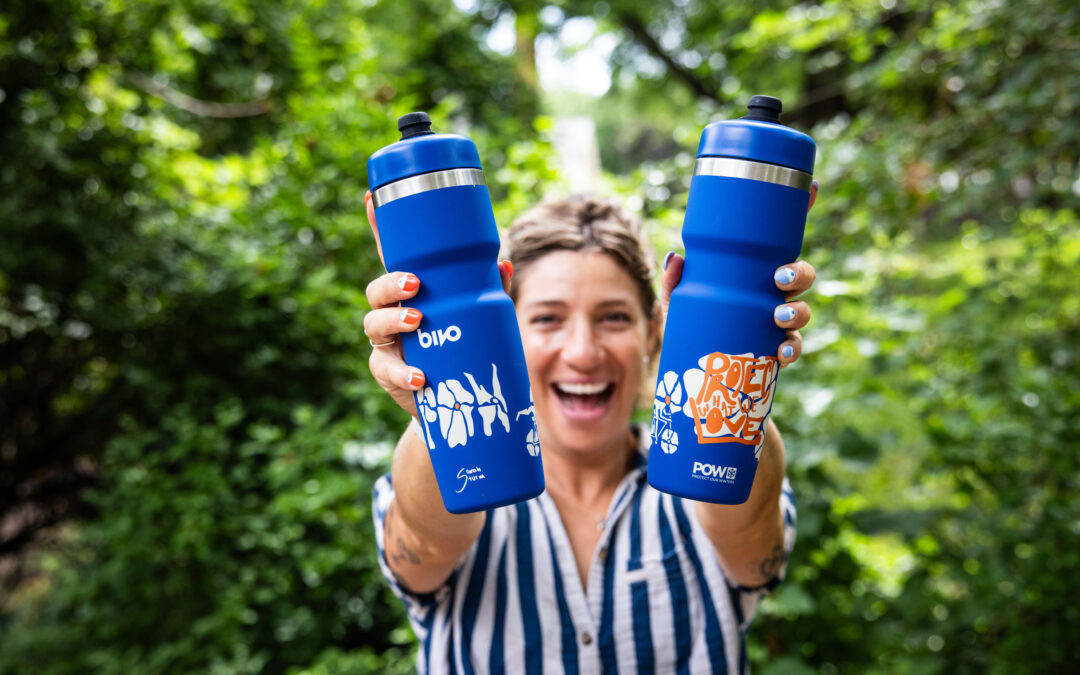 Protect What You Love: POW x Bivo Water Bottle Designed by Sarah Sturm