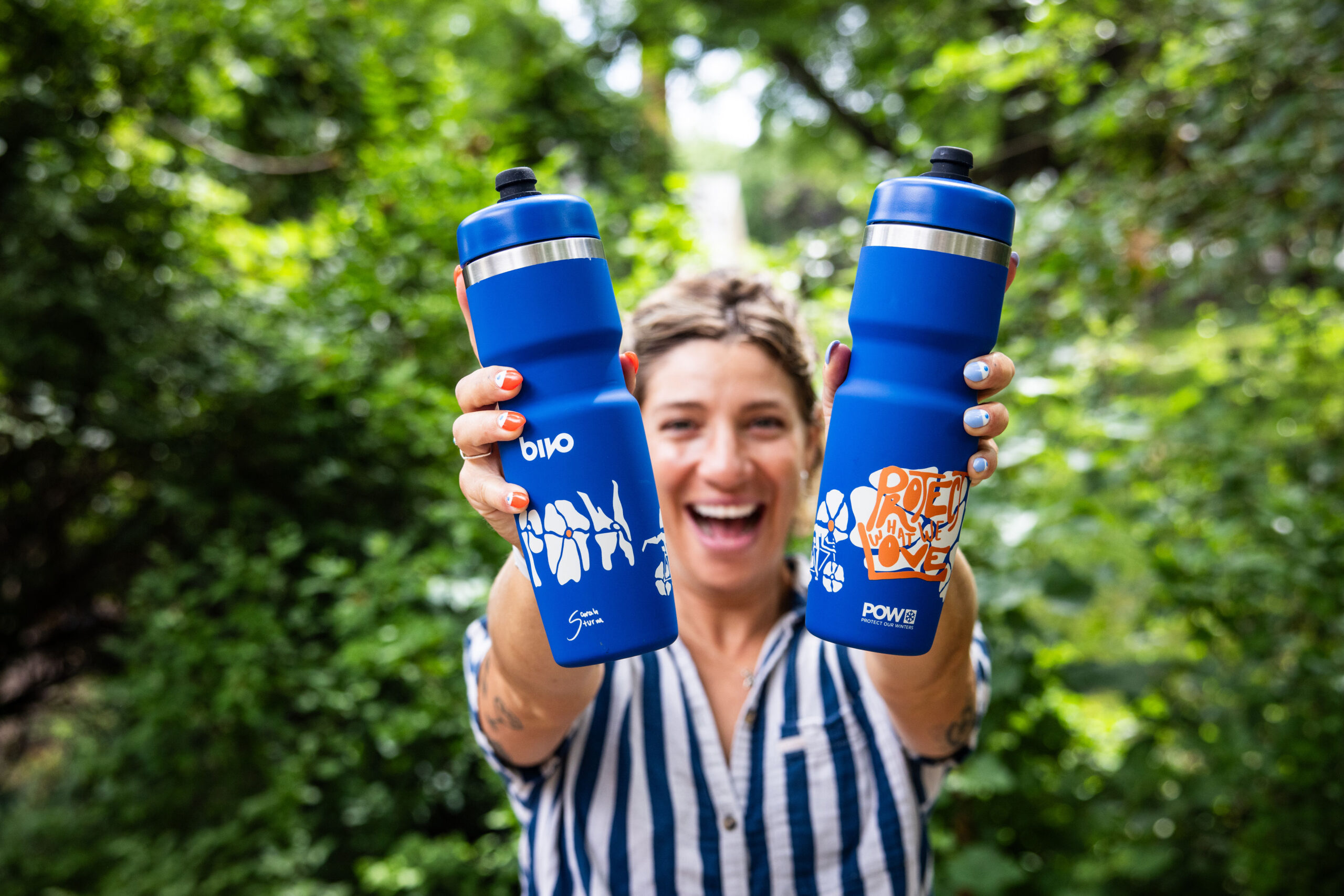 Protect What You Love: POW x Bivo Water Bottle Designed by Sarah Sturm
