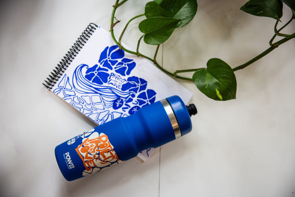 Protect What You Love: POW x Bivo Water Bottle Designed by Sarah Sturm